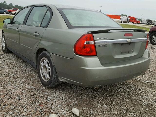 1G1ZT54845F223232 - 2005 CHEVROLET MALIBU LS 绿色 照片 3