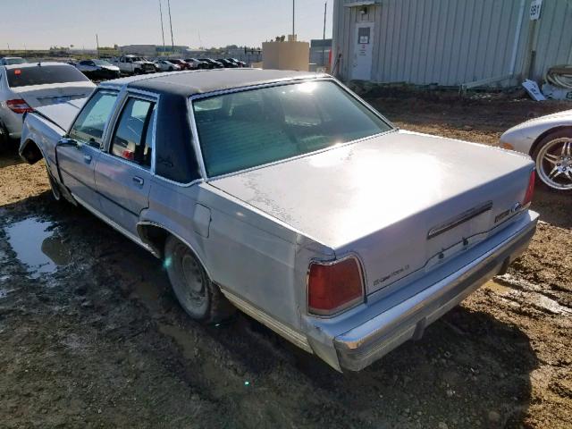 2FABP74F0KX224942 - 1989 FORD CROWN VICT SILVER photo 3