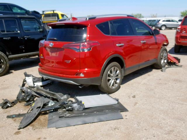 JTMDFREV6HJ121582 - 2017 TOYOTA RAV4 LIMIT RED photo 4