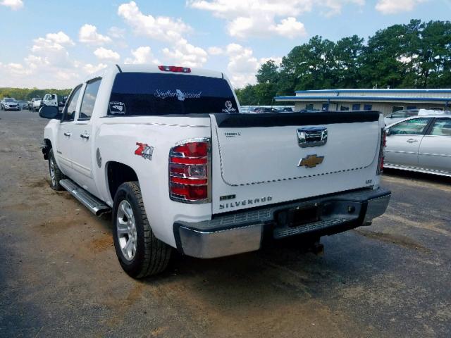 3GCRKTE37AG180659 - 2010 CHEVROLET SILVERADO WHITE photo 3