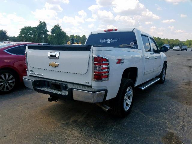 3GCRKTE37AG180659 - 2010 CHEVROLET SILVERADO WHITE photo 4