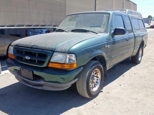 1FTYR14X3XTA13436 - 1999 FORD RANGER SUP GREEN photo 2