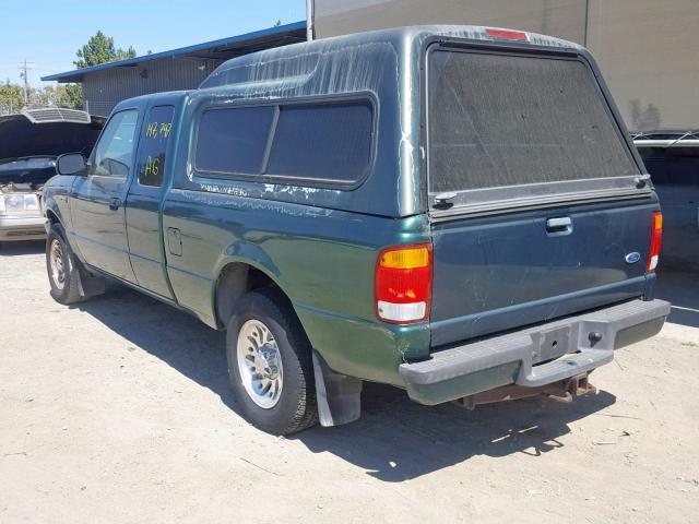 1FTYR14X3XTA13436 - 1999 FORD RANGER SUP GREEN photo 3