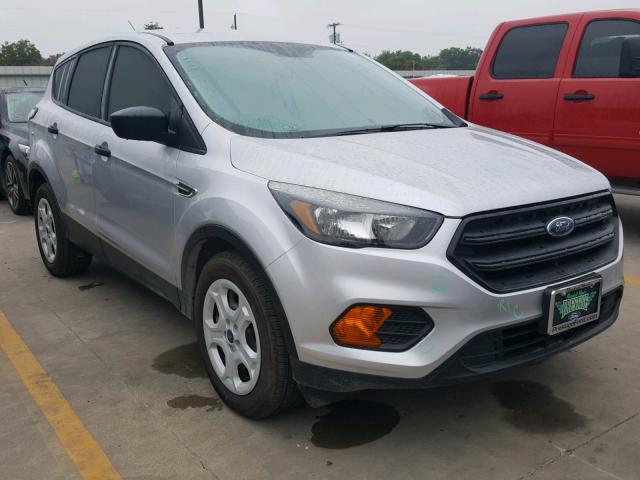 1FMCU0F76JUA71229 - 2018 FORD ESCAPE S SILVER photo 1