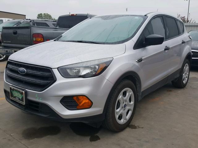 1FMCU0F76JUA71229 - 2018 FORD ESCAPE S SILVER photo 2