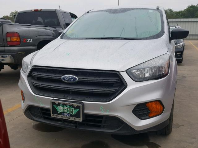 1FMCU0F76JUA71229 - 2018 FORD ESCAPE S SILVER photo 9