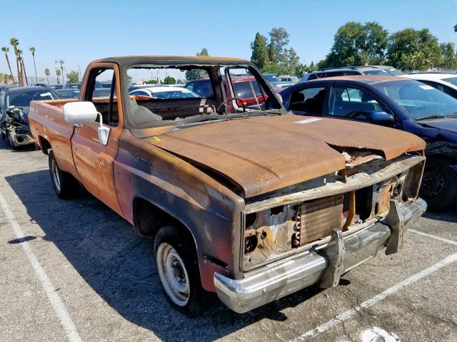 1GCGC24M8GJ174661 - 1986 CHEVROLET C20 ORANGE photo 1