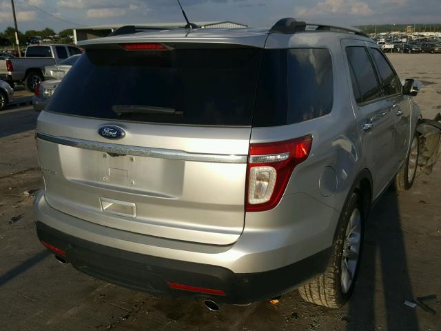 1FMHK7F83BGA15195 - 2011 FORD EXPLORER L GRAY photo 4