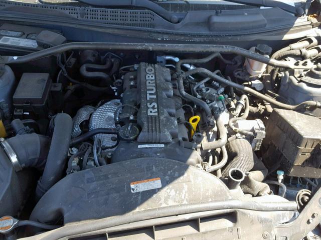 KMHHT6KD9BU065059 - 2011 HYUNDAI GENESIS CO GRAY photo 7