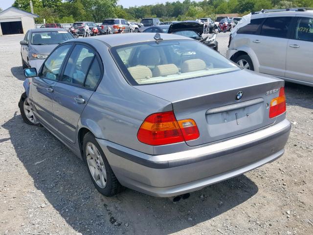 WBAEU33485PR18701 - 2005 BMW 325 XI SILVER photo 3