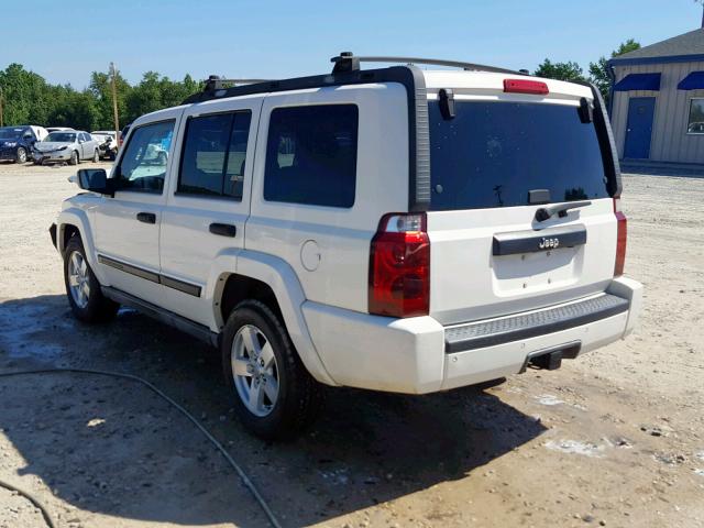 1J8HH48N56C215571 - 2006 JEEP COMMANDER WHITE photo 3