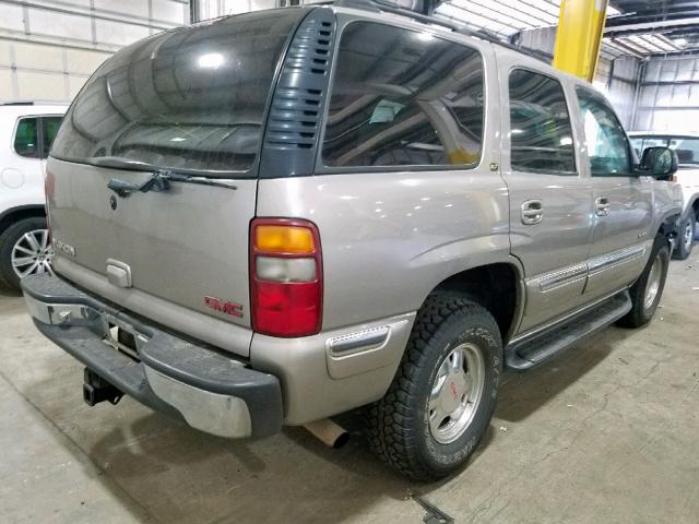 1GKEK13T9YJ166569 - 2000 GMC YUKON TAN photo 4