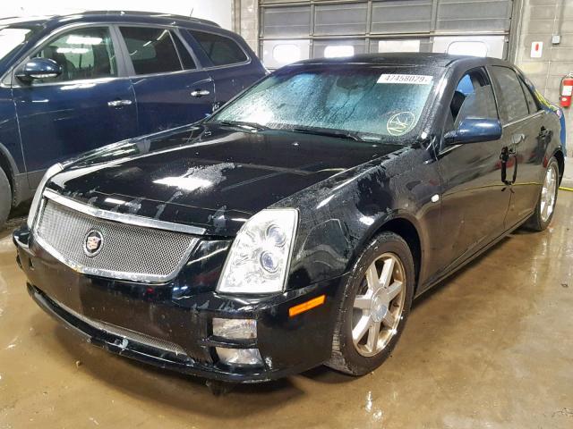 1G6DW677850169148 - 2005 CADILLAC STS BLACK photo 2