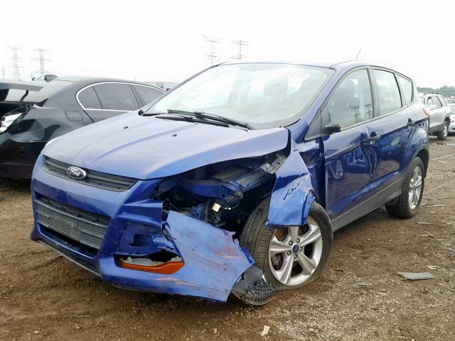 1FMCU0F74EUE48193 - 2014 FORD ESCAPE S BLUE photo 2