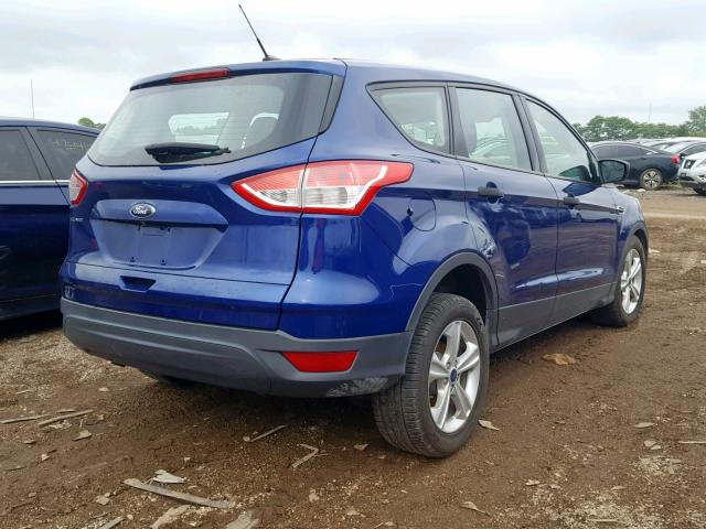 1FMCU0F74EUE48193 - 2014 FORD ESCAPE S BLUE photo 4