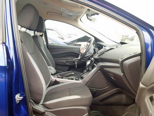 1FMCU0F74EUE48193 - 2014 FORD ESCAPE S BLUE photo 5