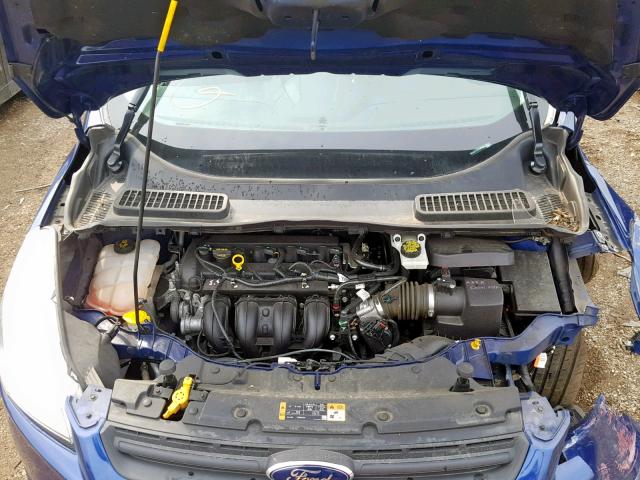 1FMCU0F74EUE48193 - 2014 FORD ESCAPE S BLUE photo 7