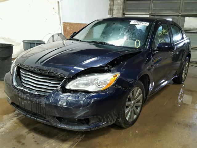 1C3CCBBB0CN108435 - 2012 CHRYSLER 200 TOURIN BLUE photo 2