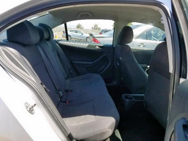 3VW2K7AJ0CM326074 - 2012 VOLKSWAGEN JETTA BASE 银色 照片 6