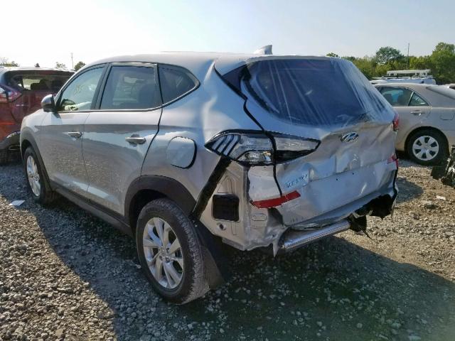 KM8J23A44KU917211 - 2019 HYUNDAI TUCSON SE SILVER photo 3