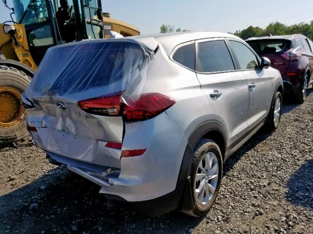 KM8J23A44KU917211 - 2019 HYUNDAI TUCSON SE SILVER photo 4