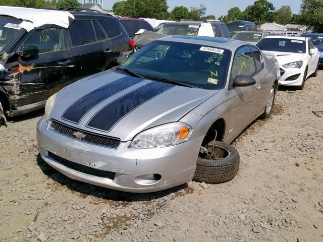 2G1WL16C679128776 - 2007 CHEVROLET MONTE CARL ვერცხლისფერი ფოტო 2