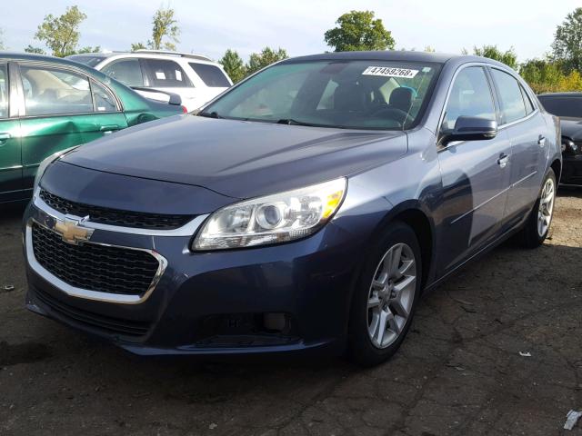 1G11C5SL4EF190835 - 2014 CHEVROLET MALIBU 1LT BLUE photo 2