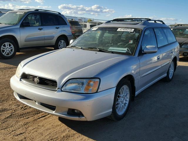 4S3BH625646305907 - 2004 SUBARU LEGACY L S SILVER photo 2