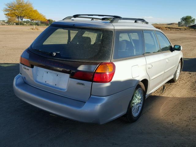 4S3BH625646305907 - 2004 SUBARU LEGACY L S SILVER photo 4