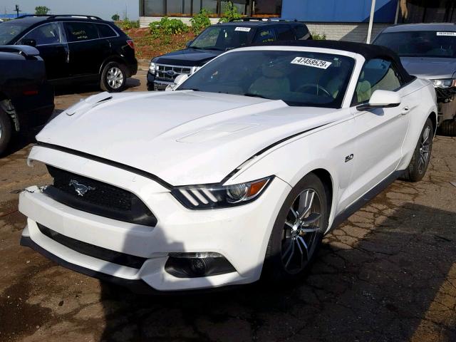 1FATP8FFXG5332808 - 2016 FORD MUSTANG GT WHITE photo 2