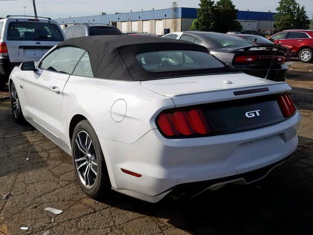 1FATP8FFXG5332808 - 2016 FORD MUSTANG GT WHITE photo 3