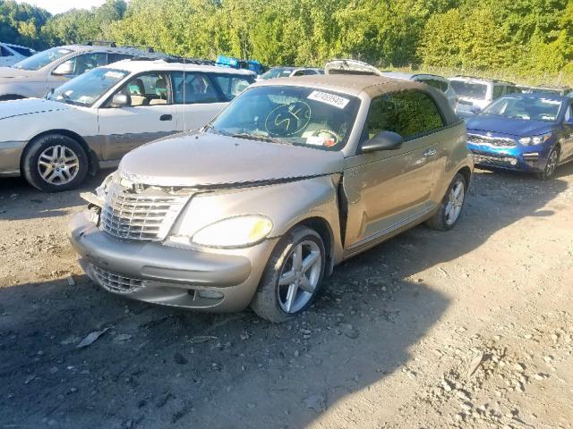 3C3AY75S05T289699 - 2005 CHRYSLER PT CRUISER TAN photo 2