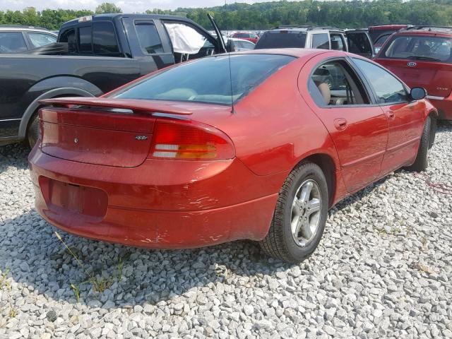 2B3HD56G14H673729 - 2004 DODGE INTREPID E RED photo 4