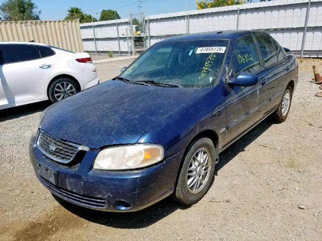 3N1CB51D55L502991 - 2005 NISSAN SENTRA 1.8 BLUE photo 2