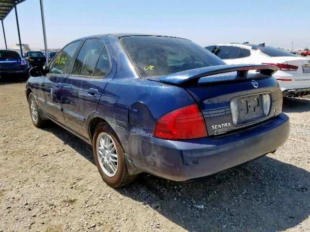 3N1CB51D55L502991 - 2005 NISSAN SENTRA 1.8 BLUE photo 3