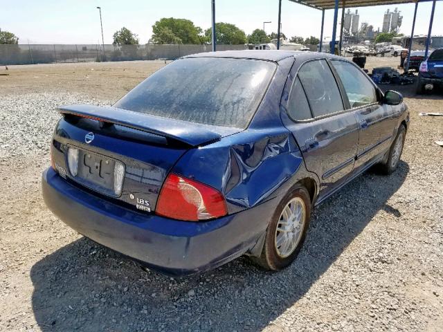 3N1CB51D55L502991 - 2005 NISSAN SENTRA 1.8 BLUE photo 4