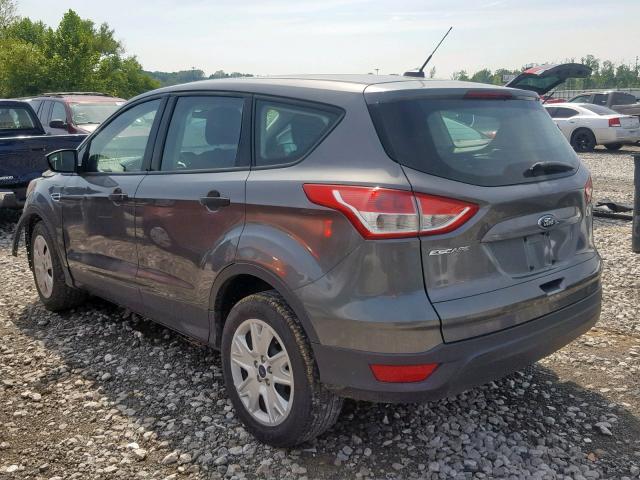 1FMCU0F78EUD22273 - 2014 FORD ESCAPE S GRAY photo 3