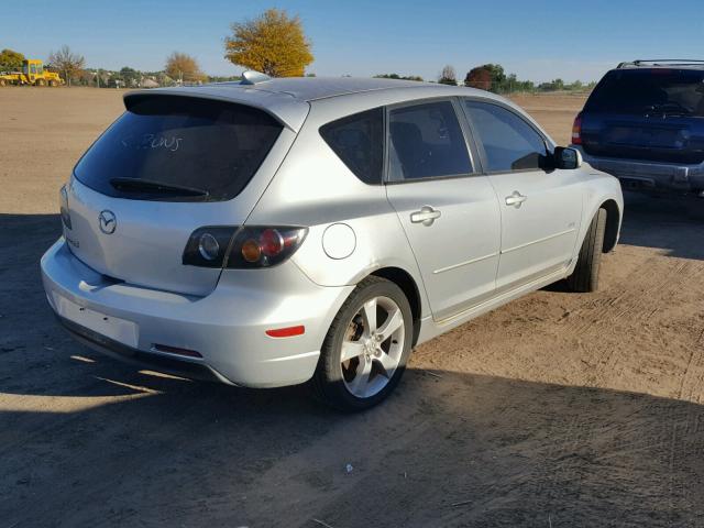 JM1BK344X61498504 - 2006 MAZDA 3 HATCHBAC SILVER photo 4