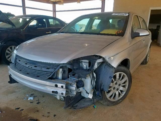 1G1AT58H697292785 - 2009 CHEVROLET COBALT LT SILVER photo 2