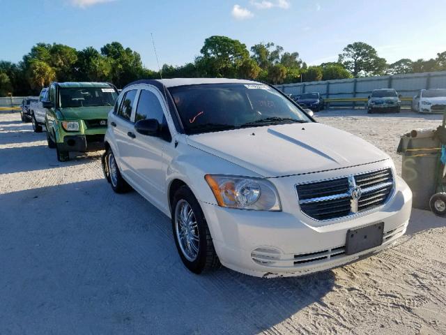 1B3HB48B38D545481 - 2008 DODGE CALIBER SX WHITE photo 1