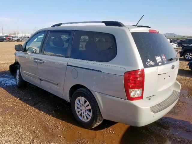 KNDMG4C7XC6491403 - 2012 KIA SEDONA LX TAN photo 3