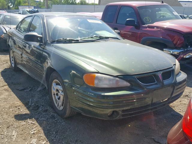1G2NF52TXYM732945 - 2000 PONTIAC GRAND AM S GREEN photo 1