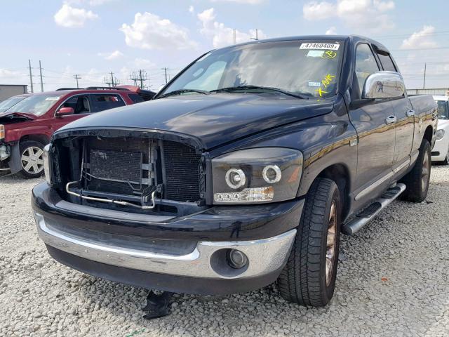 1D7HA18237S209832 - 2007 DODGE RAM 1500 S BLACK photo 2