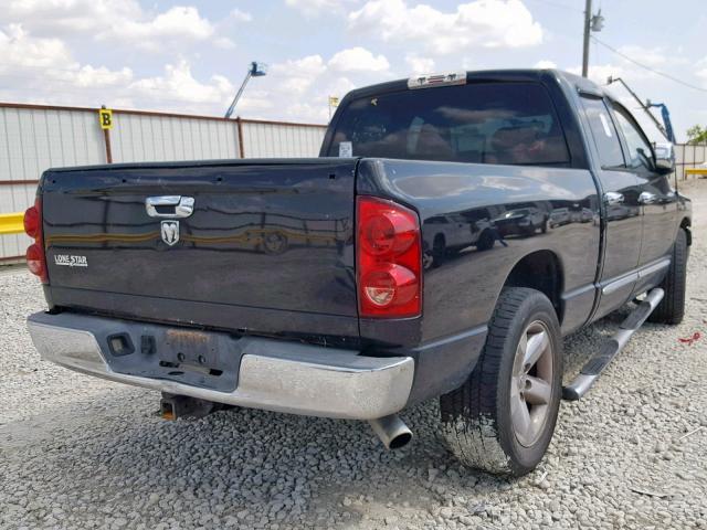 1D7HA18237S209832 - 2007 DODGE RAM 1500 S BLACK photo 4