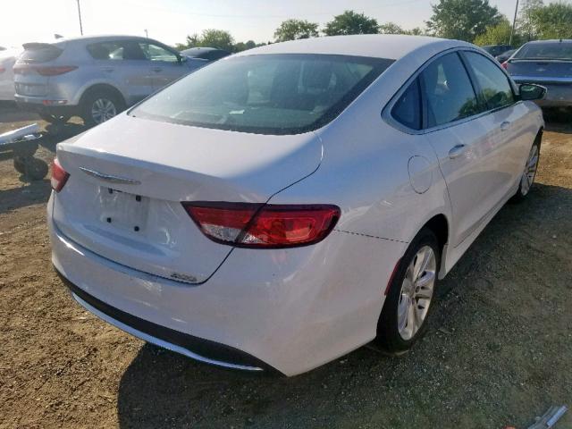 1C3CCCABXGN149622 - 2016 CHRYSLER 200 LIMITE WHITE photo 4