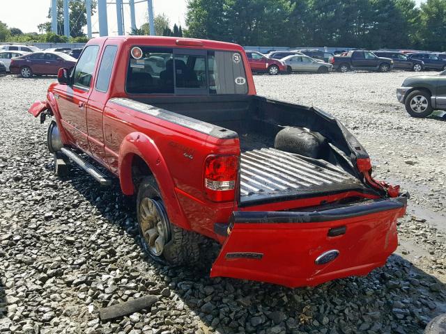 1FTZR15E68PA66241 - 2008 FORD RANGER SUP RED photo 3