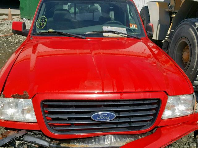 1FTZR15E68PA66241 - 2008 FORD RANGER SUP RED photo 7