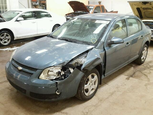 1G1AL55F777353867 - 2007 CHEVROLET COBALT LT GRAY photo 2