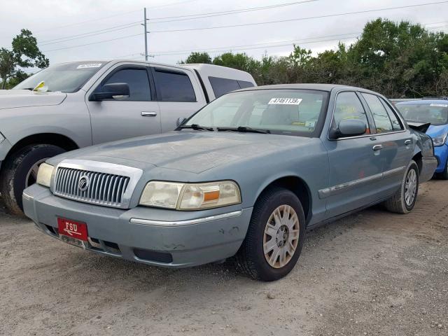 2MEFM74V16X606171 - 2006 MERCURY GRAND MARQ GRAY photo 2