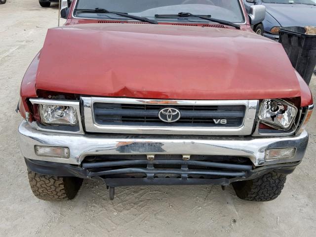 JT4VN13G7P5126651 - 1993 TOYOTA PICKUP 1/2 MAROON photo 7